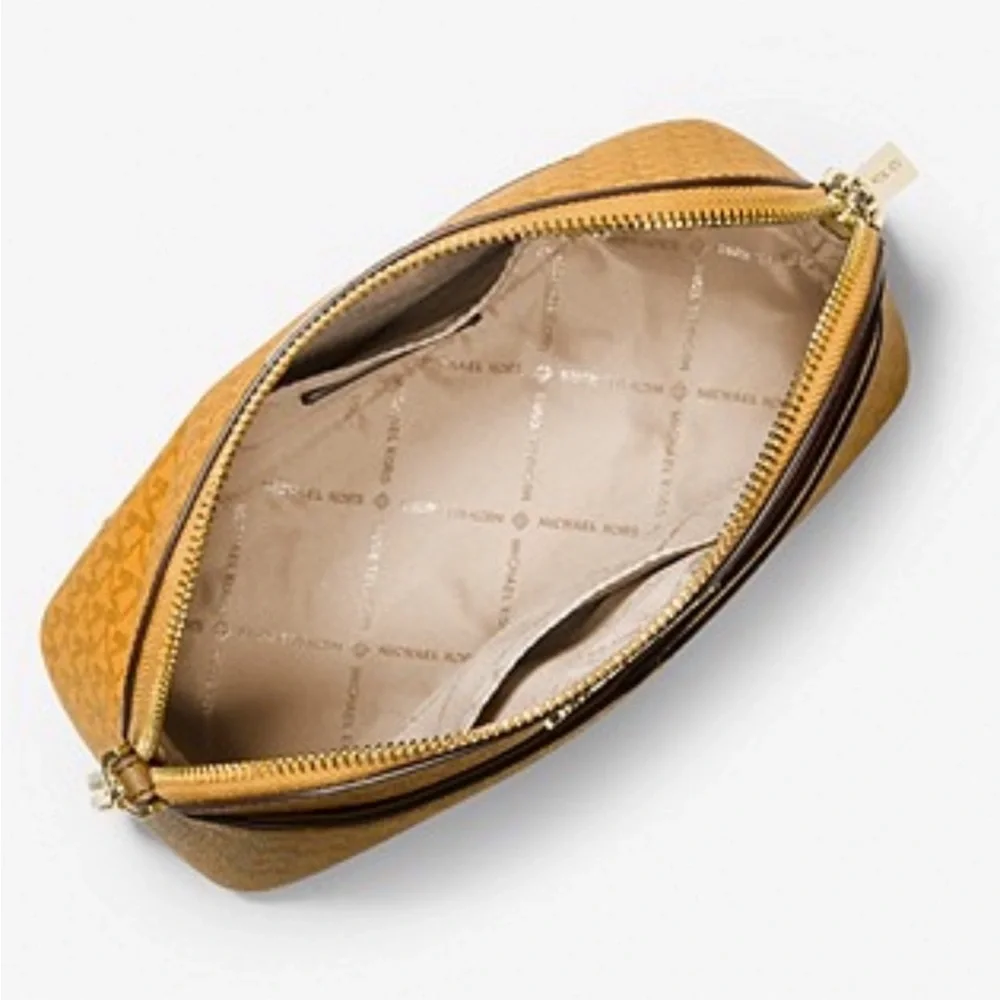 New Michael Kors Dome Crossbody Bag Marigold - Picture 11 of 11